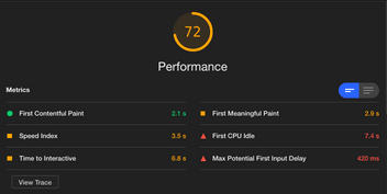 Final performance improvement
